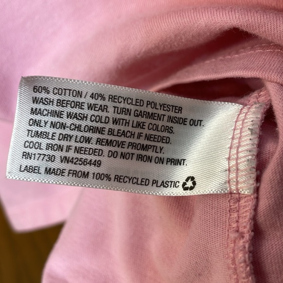 CAT & JACK UGC Girls Size Medium (7/8) short sleeve pink rainbow 🌈 shirt top - Picture 7 of 9